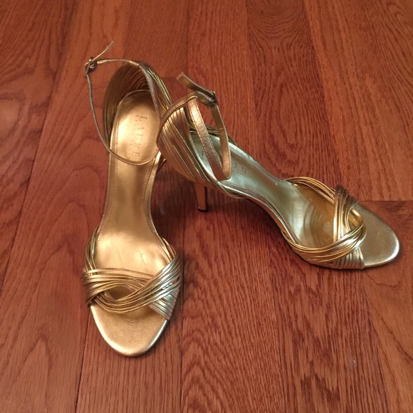Ralph Lauren Shoes - Lauren by Ralph Lauren Gold Sandals